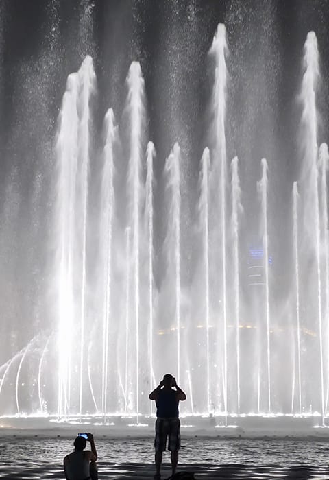 Dubai Fountain Walk Bridge